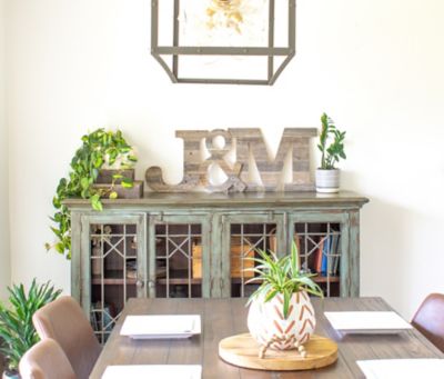 Image showing  Rustic Large Natural Decorative Monogram Wood Letter (Z), 16 in., Weathered Gray