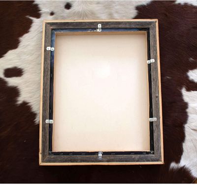 Image showing  Rustic Farmhouse Canvas Series 8 in. x 10 in. White Wash Floating Wood Frame