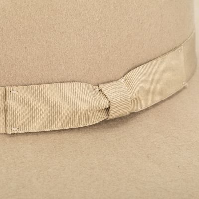 Image showing  Women's Julian Felt Stiff Brim Fedora with Grosgrain Band