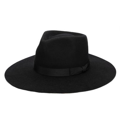 San Diego Hat Company Julian Felt Stiff Fedora with Grosgrain Band