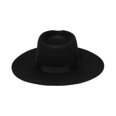 Image showing  Women's Julian Felt Stiff Brim Fedora with Grosgrain Band