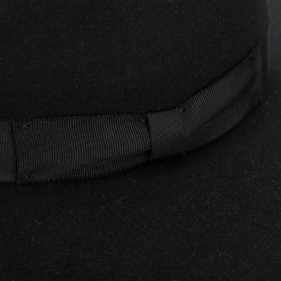 Image showing  Women's Julian Felt Stiff Brim Fedora with Grosgrain Band