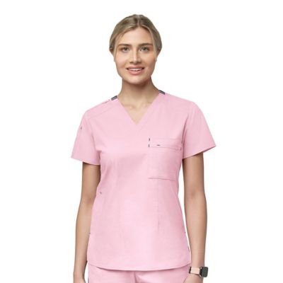 WonderWink Women's V-Neck Tuck-In Scrub Top