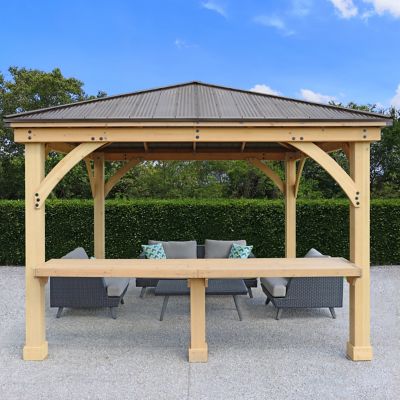 Image showing 6 th Yardistry Meridian Bar Counter, 12 ft.