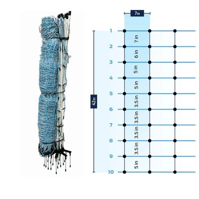 Image showing  42 in. x 82 ft. Electric Utility Netting All-in-1 Solar Kit