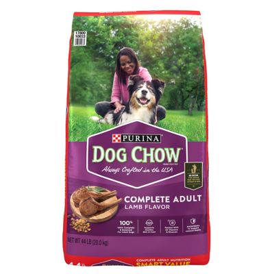 Purina Dog Chow Complete Adult Dry Dog Food Kibble With Lamb Flavor