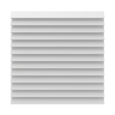 Barrette Outdoor Living 6 ft. x 6 ft. Louvered Fence Panel, White