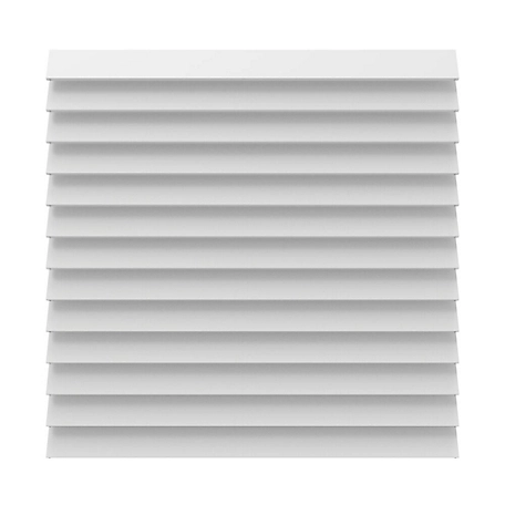 Barrette Outdoor Living 6 ft. x 6 ft. Louvered Fence Panel, White