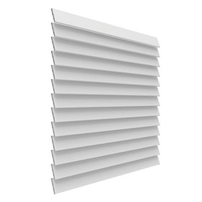 Image showing  6 x 6ft. Louvered Fence Panel, White