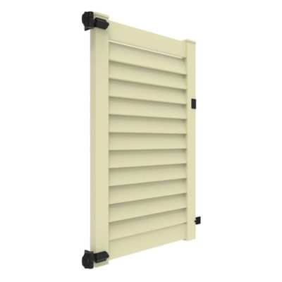 Image showing  6 ft. x 46 in. Louvered Privacy Gate, Sand