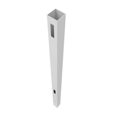 Image showing  Horizontal Fence 5 in. x 5 in. x 108 in. White Vinyl End Post