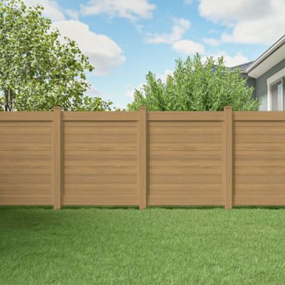 Image showing  Horizontal Fence 5 in. x 5 in. x 108 in. Cypress Vinyl Line Post