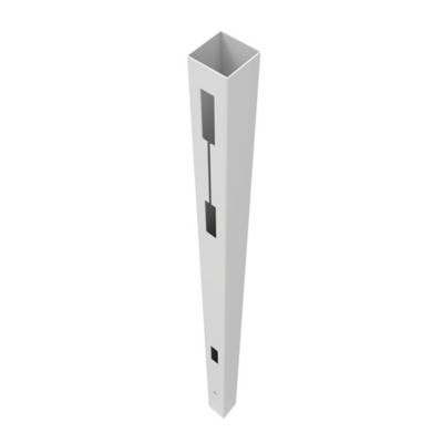 Image showing  Horizontal Fence Boardwalk 5 in. x 5 in. x 108 in. White Vinyl End Post