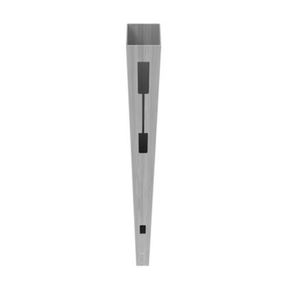 Barrette Outdoor Living 5 in. x 5 in. x 58 in. Aluminum Post Insert