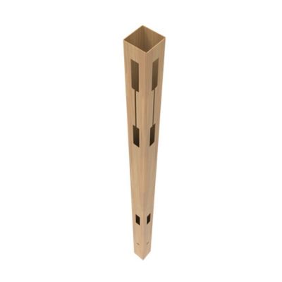 Image showing  Horizontal Fence Boardwalk 5 in. x 5 in. x 108 in. Cypress Vinyl Corner Post