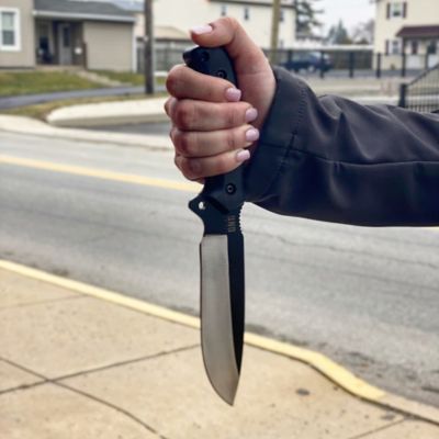 Image showing  5 in. Black Bear Hunter Fixed Blade Knife