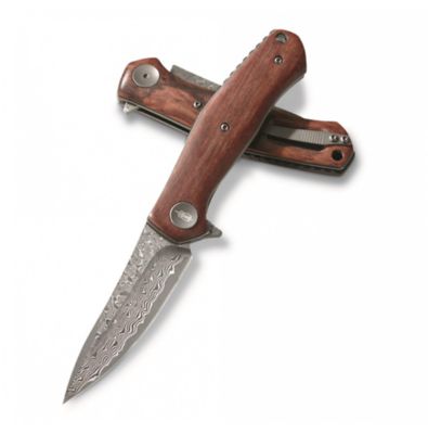 Image showing  3.2 in. Damascus Falcon Folder Knife