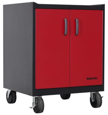 Image showing 6 th Stack-On Base Cabinet with 3 Drawers and 1 Shelf - Welded Steel Garage Storage