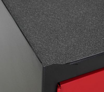 Image showing 7 th Stack-On Base Cabinet with 3 Drawers and 1 Shelf - Welded Steel Garage Storage