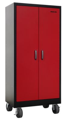 Image showing  30 in. x 65 in. Welded Steel Garage Storage Tall Locker with 4 Shelves