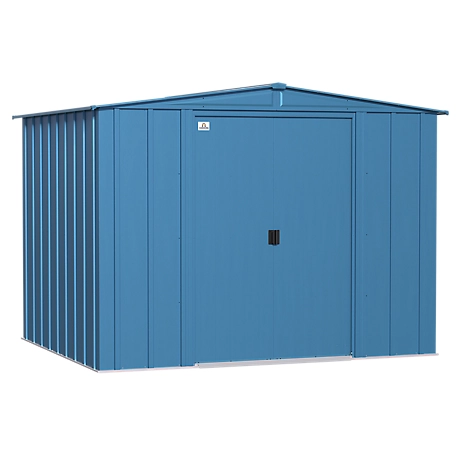 Arrow Classic Steel Storage Shed, 8 x 7, Blue Grey, CLG87BG