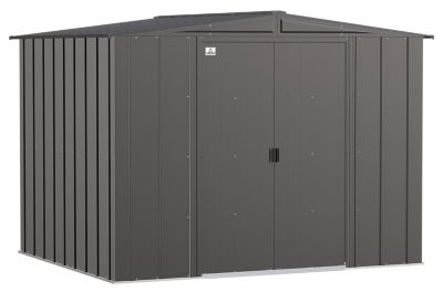 Arrow Classic Steel Storage Shed, 8 x 7, Charcoal, CLG87CC