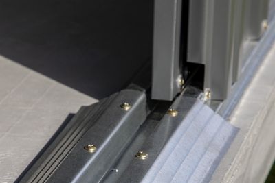 Image showing 8 th Arrow 8 ft. x 7 ft. Classic Steel Storage Shed, Charcoal