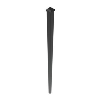 Barrette Outdoor Living 2 in. x 2 in. x 96 in. Blank Steel Post