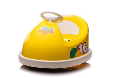 Best Ride On Cars Broc Bumperz Car 6V Yellow, BROC BUMPERZ YLW