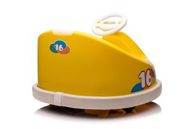 Image showing 7 th Best Ride On Cars Broc Bumperz Car 6 V Yellow, BROC BUMPERZ YLW