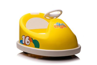 Image showing 8 th Best Ride On Cars Broc Bumperz Car 6 V Yellow, BROC BUMPERZ YLW