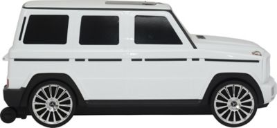 Image showing 5 th Best Ride On Cars Mercedes G-Class Suitcase White, MERC GCLS STC WHT