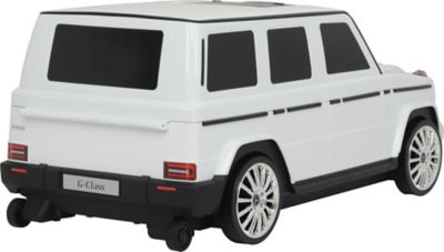 Best Ride On Cars Mercedes G-Class Suitcase White, MERC GCLS STC WHT