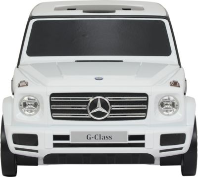 Image showing 7 th Best Ride On Cars Mercedes G-Class Suitcase White, MERC GCLS STC WHT