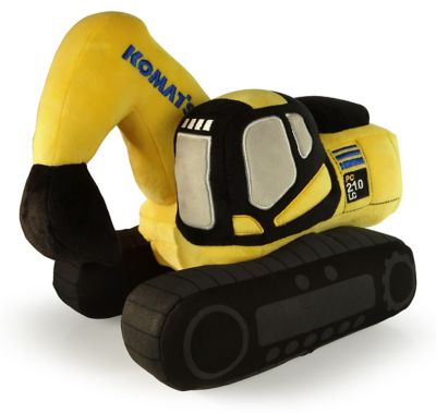 UH Kids Komatsu PC210LC Caterpillar Excavator Soft Plush Toy, UHK1132