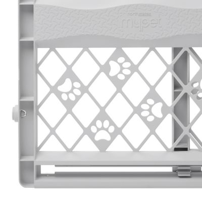Image showing 5 th MyPet 23 in. Paws Portable Plastic Pet Gate