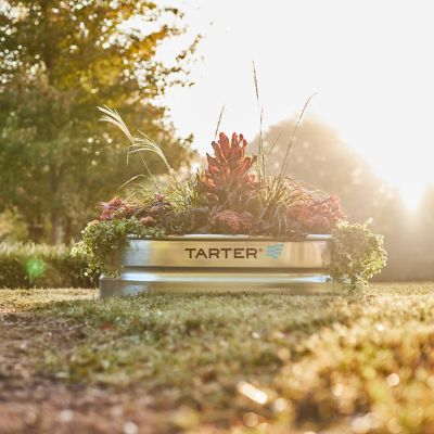 HOOPLE 2-Pack Galvanized Raised Garden Beds, 8ft X 4ft X 1ft - Oval Metal Planter With Louvered Sides, 200 Gallon Capacity