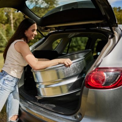 Image showing  8 cu. ft. Galvanized Oval Raised Bed Planter, 2 ft. x 1 ft. x 4 ft.