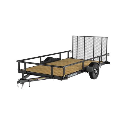 Image showing  6.8 ft. x 13 ft. Elite Steel Utility Trailer, 1,856 lb. Max Capacity