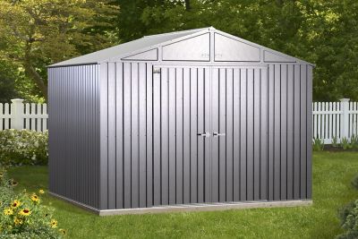 Image showing  10 ft. x 8 ft. Elite Steel Storage Shed, Galvalume