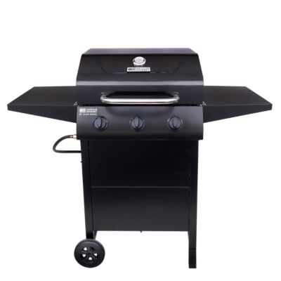 American Gourmet Propane Gas Cart Grill, 454 sq. in., Black