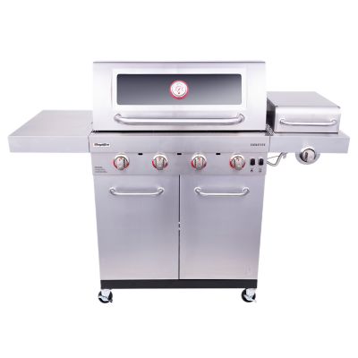 Char-Broil Signature Tru-Infrared 4-Burner Cabinet Gas Grill with Window, 463255721