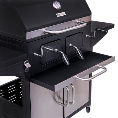 Image showing 5 th American Gourmet 851 sq. in. Charcoal Cabinet Grill