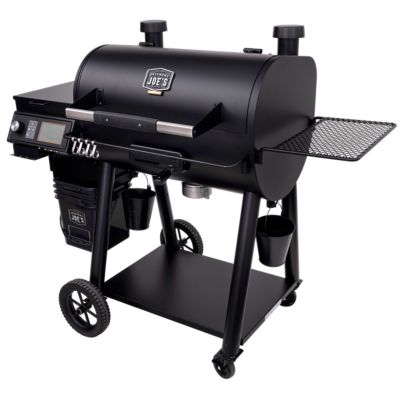 Image showing  906 sq. in. G2 Rider DLX Wood Pellet Grill and Smoker, Black