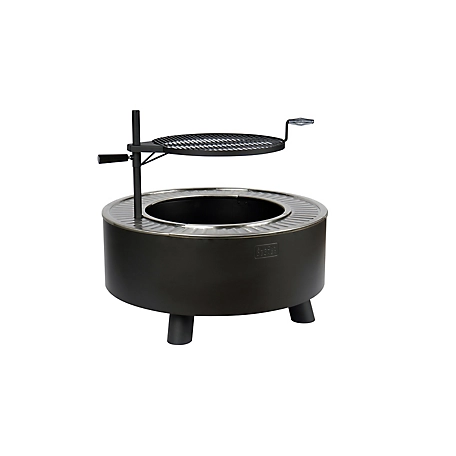 Black & Decker 34 in. Smokeless Wood Fire Pit with Grill, BD17211