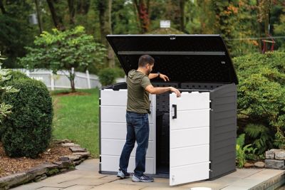 Image showing 5 th Suncast Stowaway Horizontal Modern Shed, BMS4780