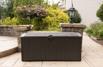 Suncast 70 gal. Deck Box - Wicker, DBW7000