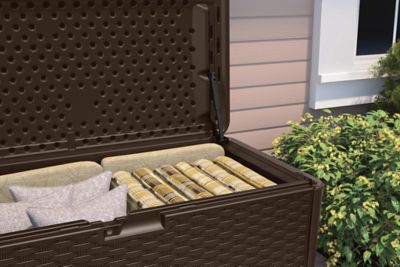 Image showing  134 gal. Deck Storage Box, Wicker
