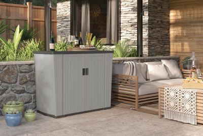 Suncast 130 gal. Backyard Oasis Storage Unit