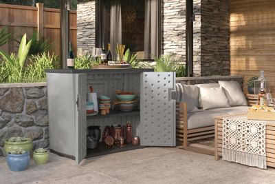 Image showing  130 gal. Backyard Oasis Resin Storage Unit
